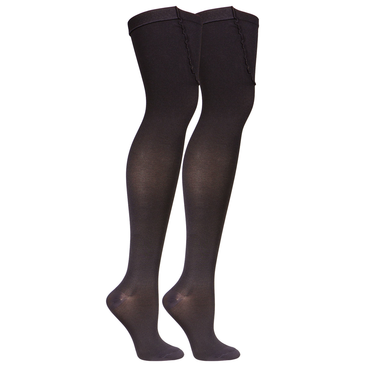Truform Surgical Stockings, 18 mmHg Compression for Men and Women, Thigh High Length, Closed Toe