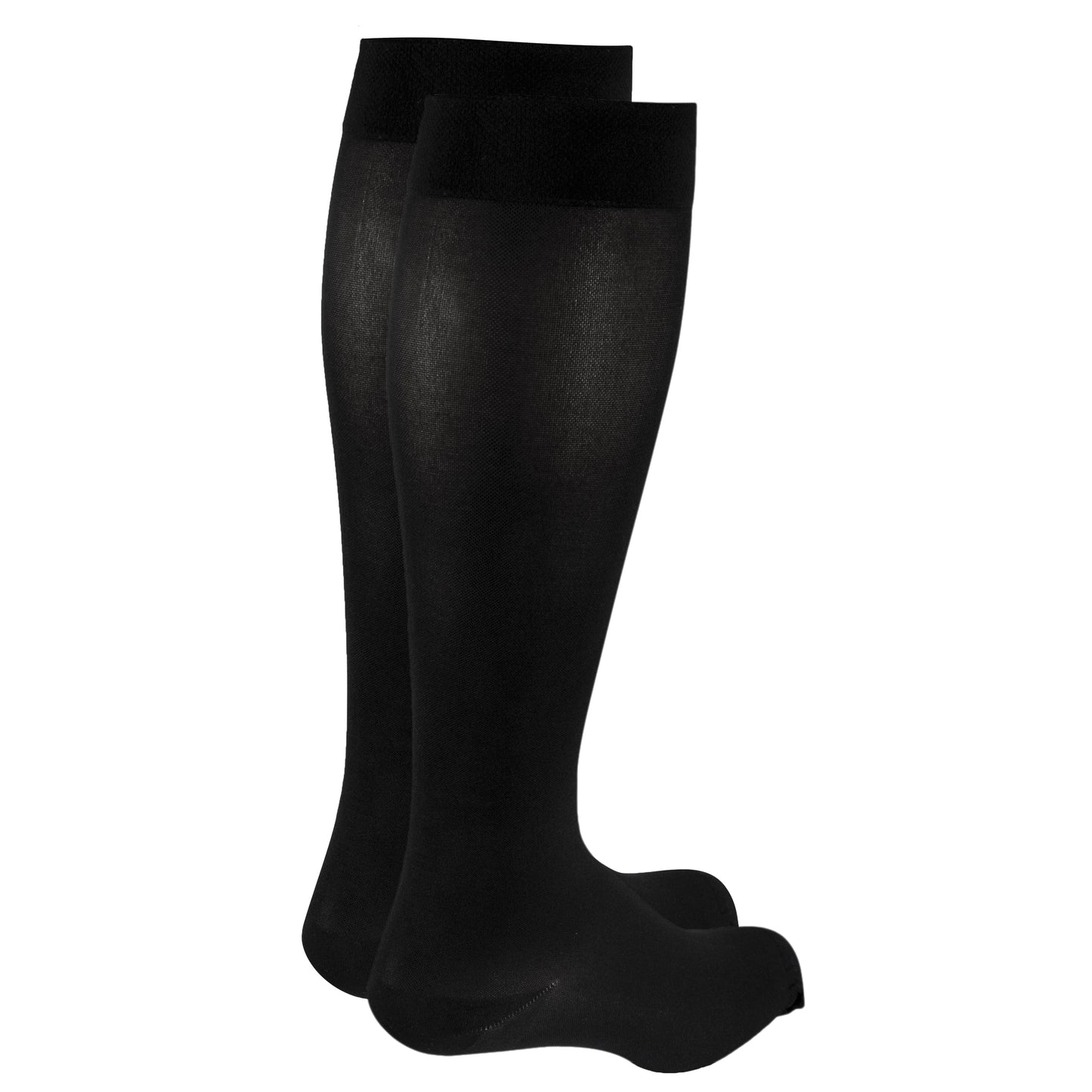 Truform Women's Compression Stockings, 15-20 mmHg, Knee High Length, Closed Toe, Opaque
