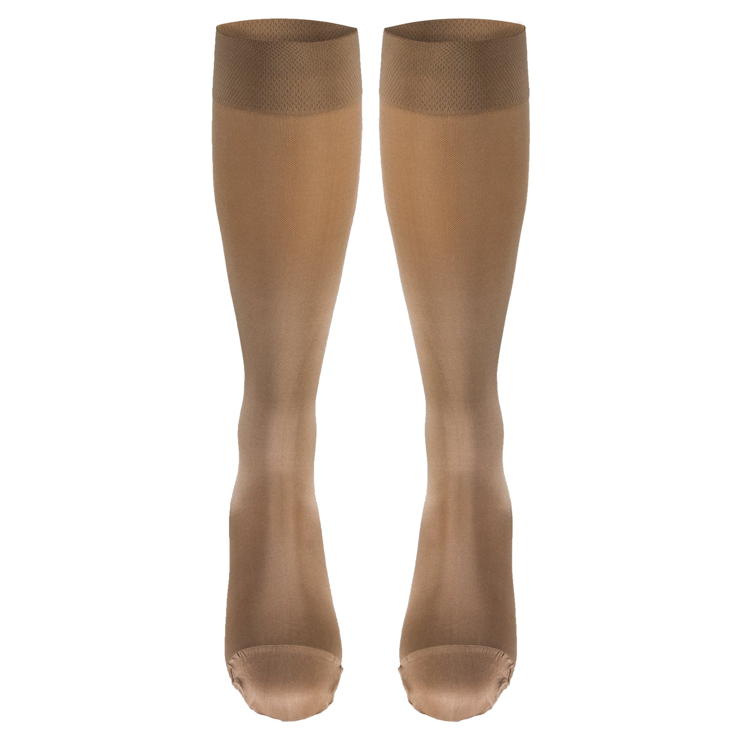 Truform Women's Compression Stockings, 20-30 mmHg, Knee High Length, Closed Toe, Opaque