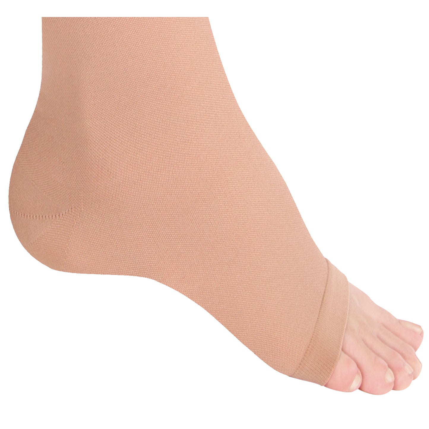 Truform Zipper Compression Stockings, 15-20 mmHg Medical Socks, Women and Men, Knee High, Open Toe