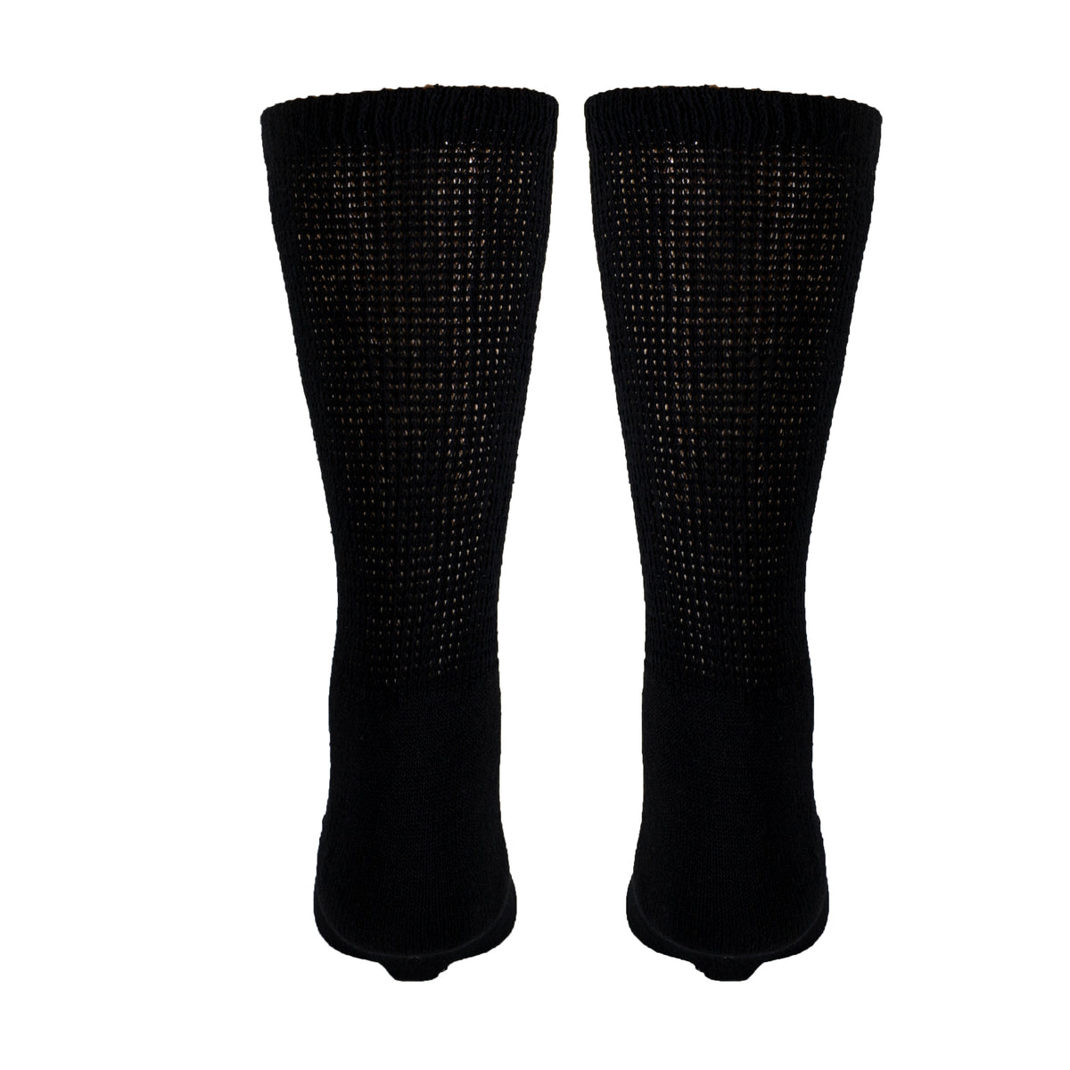 Truform Diabetic Socks for Men and Women, Medical Style Crew Length, Mid Calf Height, 3 pairs