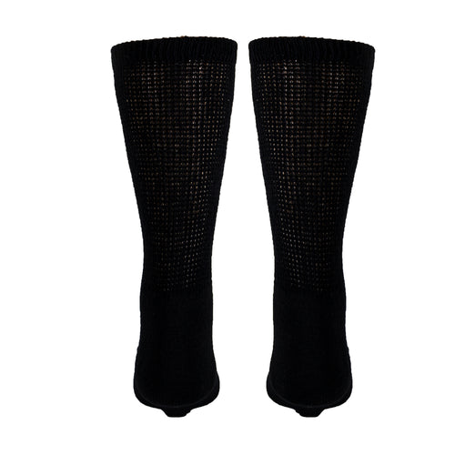 Truform Diabetic Socks for Men and Women, Medical Style Crew Length, Mid Calf Height, 3 pairs