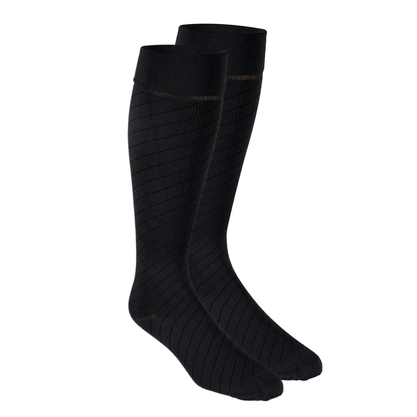 Truform Travel Compression Socks for Men and Women, 15-20 Knee High Over Calf Length