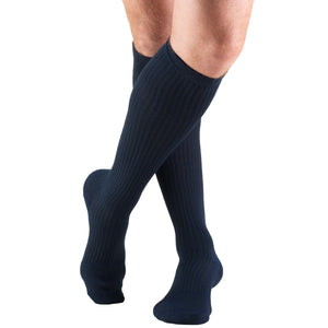 Truform Compression Socks, 15-20 mmHg, Men's Gym Socks, Knee High Over Calf Length