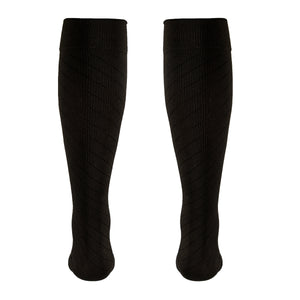 Truform Travel Compression Socks for Men and Women, 15-20 Knee High Over Calf Length