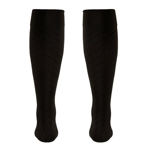 Truform Travel Compression Socks for Men and Women, 15-20 Knee High Over Calf Length