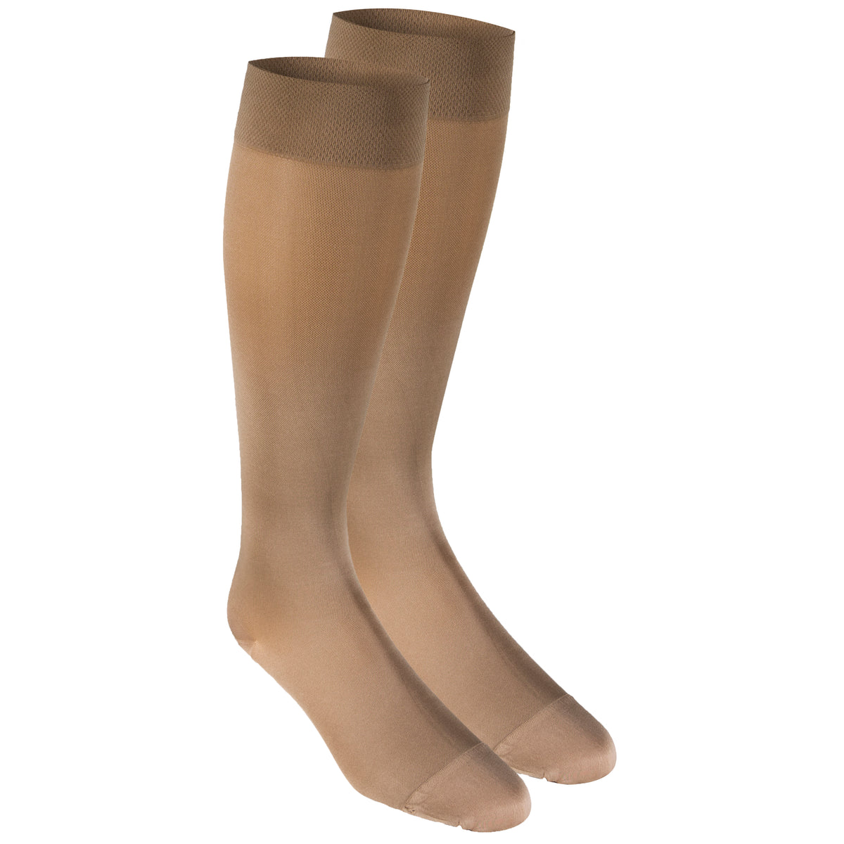 Truform Women's Compression Stockings, 20-30 mmHg, Knee High Length, Closed Toe, Opaque