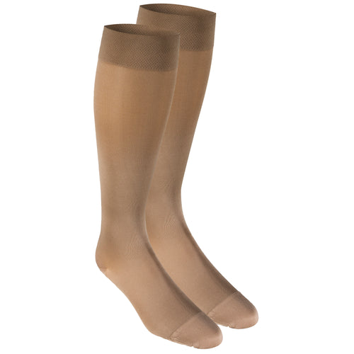 Truform Women's Compression Stockings, 20-30 mmHg, Knee High Length, Closed Toe, Opaque