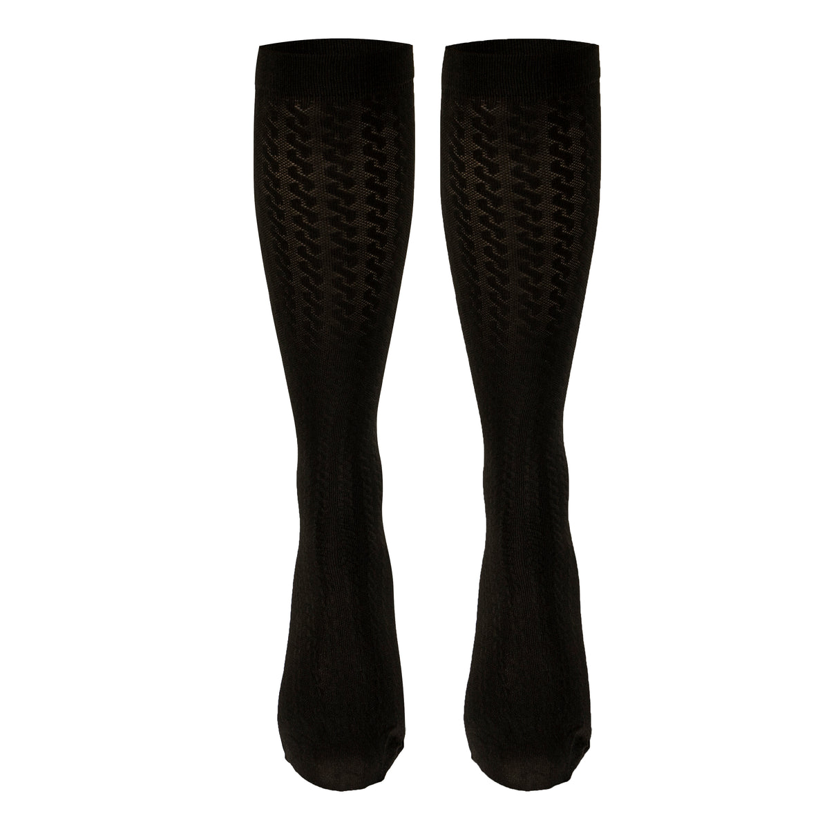 Truform Compression Socks, 15-20 mmHg, Women's Dress Socks, Knee High Over Calf Length