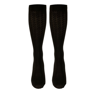 Truform Compression Socks, 15-20 mmHg, Women's Dress Socks, Knee High Over Calf Length