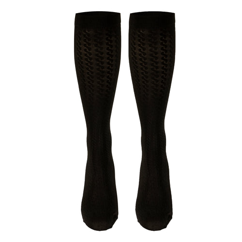 Truform Compression Socks, 15-20 mmHg, Women's Dress Socks, Knee High Over Calf Length