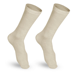 Truform Mid Calf Compression Socks for Men, 15-20 mmHg Medical Support, Crew Length