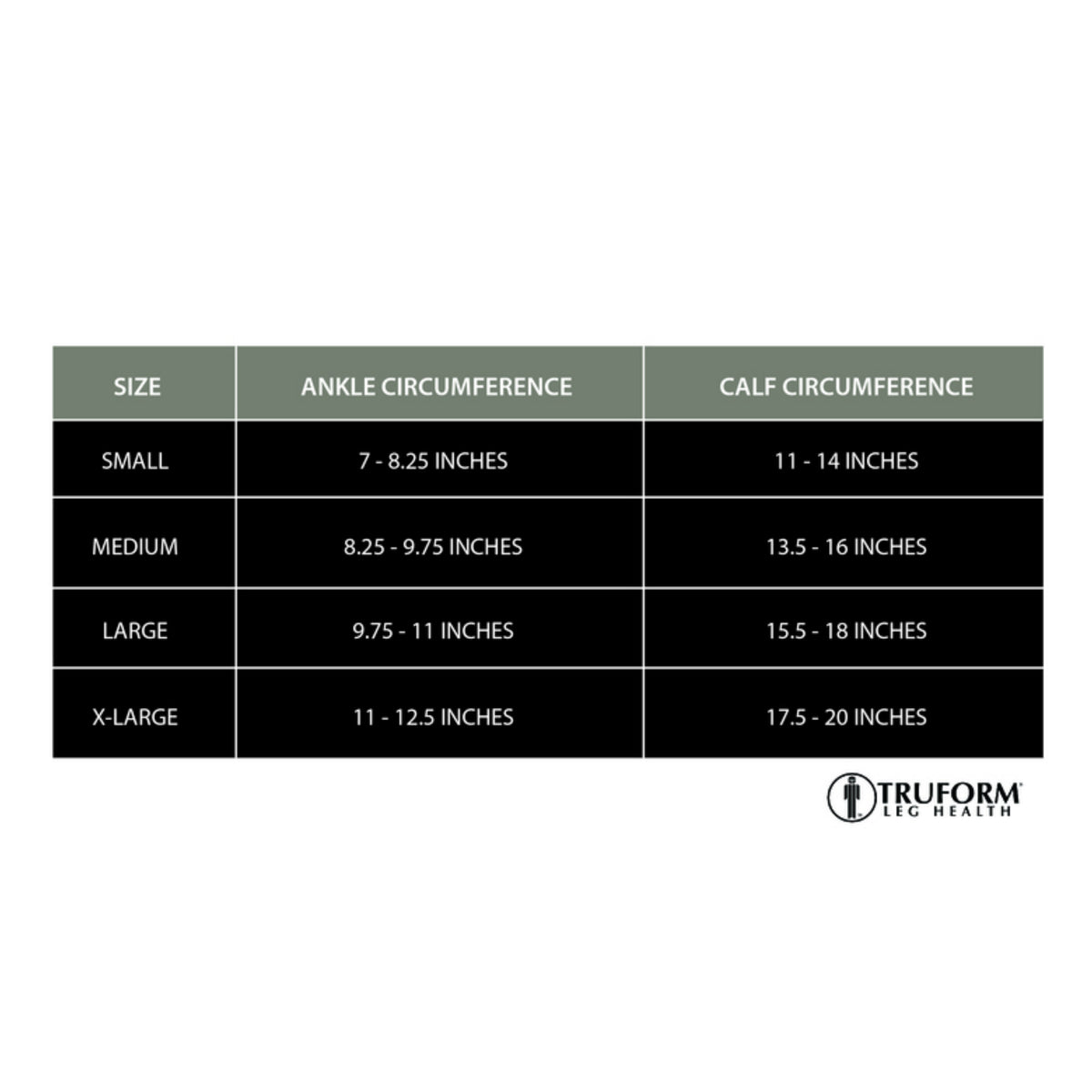 Truform Mid Calf Compression Socks for Men, 15-20 mmHg Medical Support, Crew Length