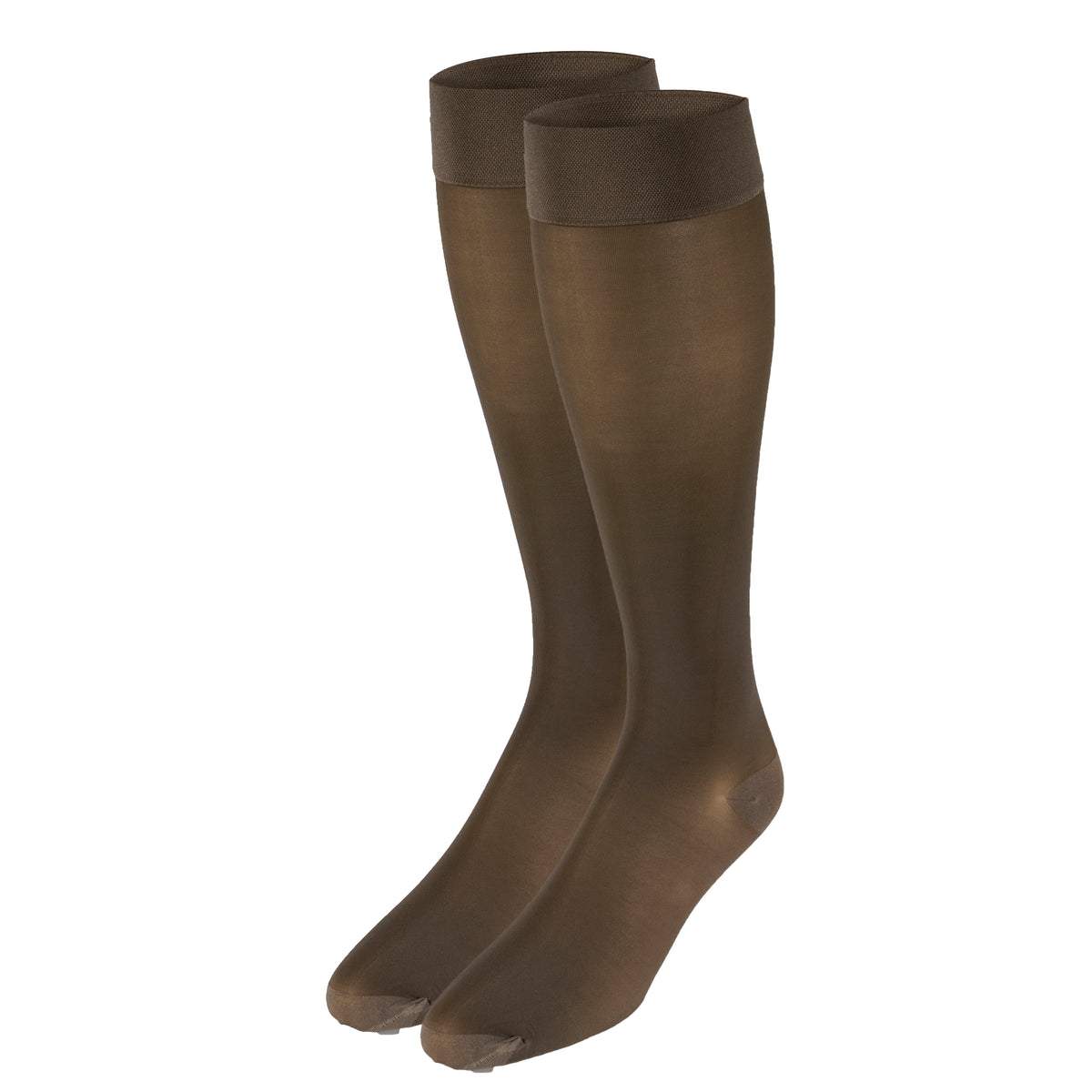 Truform Sheer Compression Stockings, 20-30 mmHg, Women's Knee High Length, 30 Denier