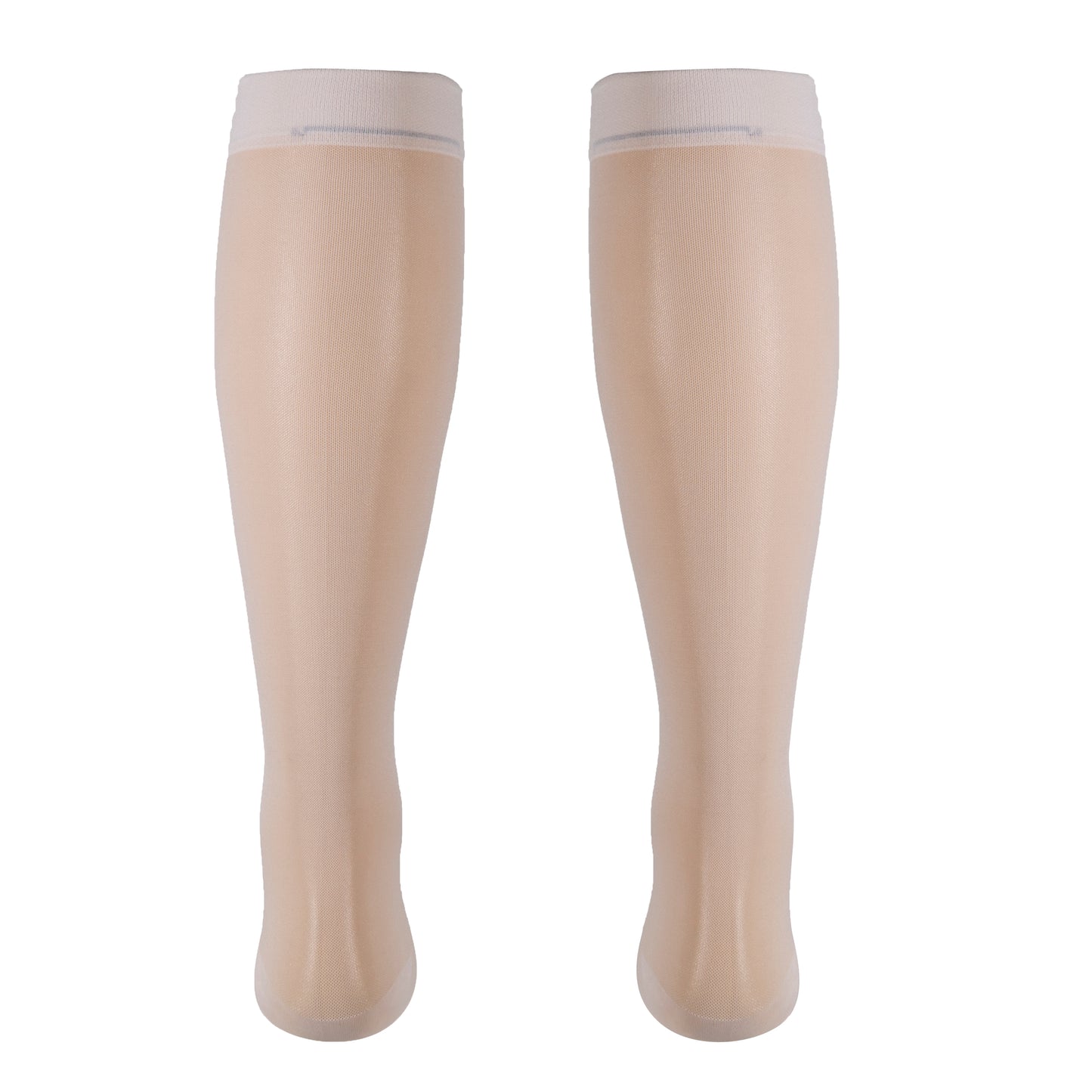 Truform Sheer Compression Stockings, 15-20 mmHg, Women's Knee High Length, 20 Denier