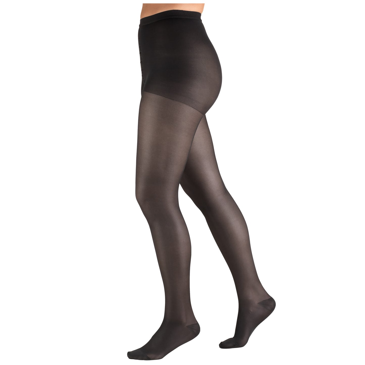 Truform 15-20 mmHg Compression Pantyhose, Sheer 20 Denier Women's Shaping Tights