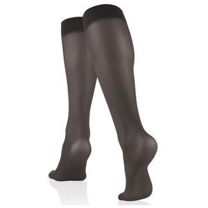 Truform Sheer Compression Stockings, 8-15 mmHg, Women's Knee High Length, 20 Denier