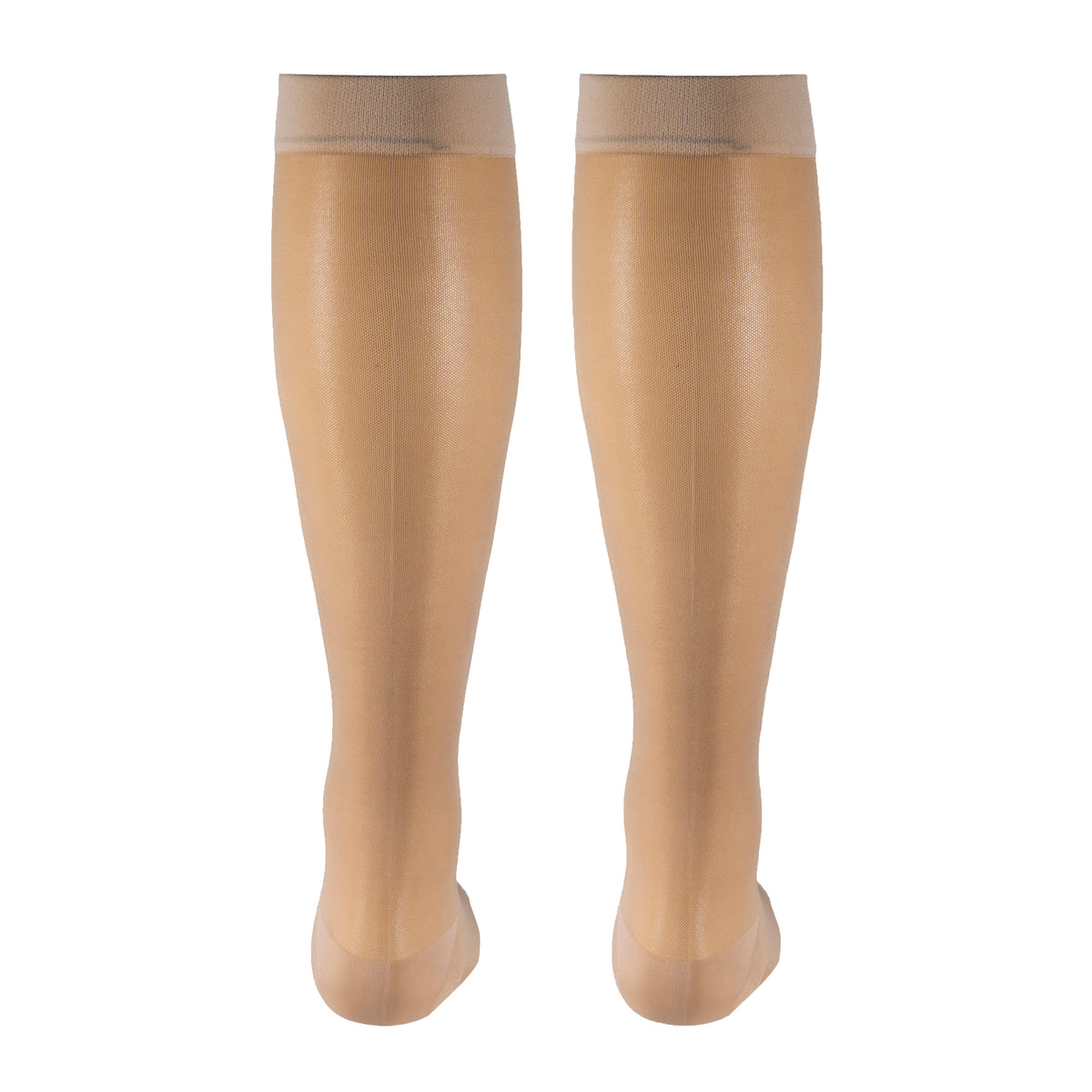 Truform Sheer Compression Stockings, 15-20 mmHg, Women's Knee High Length, 20 Denier
