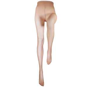 Truform 15-20 mmHg Compression Pantyhose, Sheer 20 Denier Women's Shaping Tights