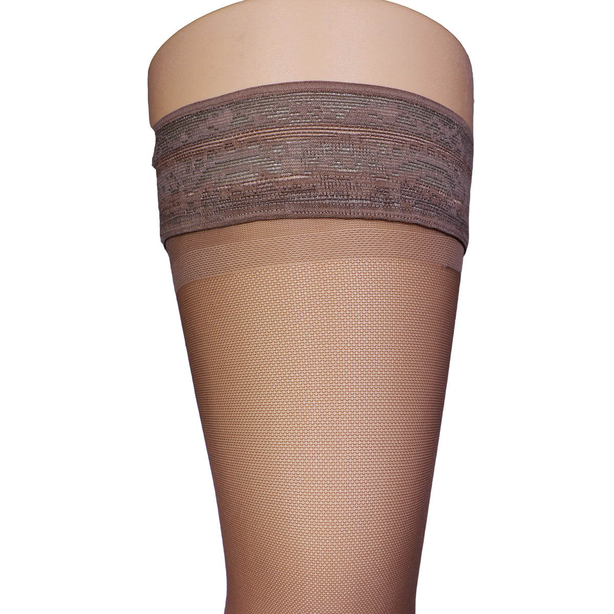 Truform Sheer Compression Stockings, 15-20 mmHg, Women's Thigh High Length, 20 Denier