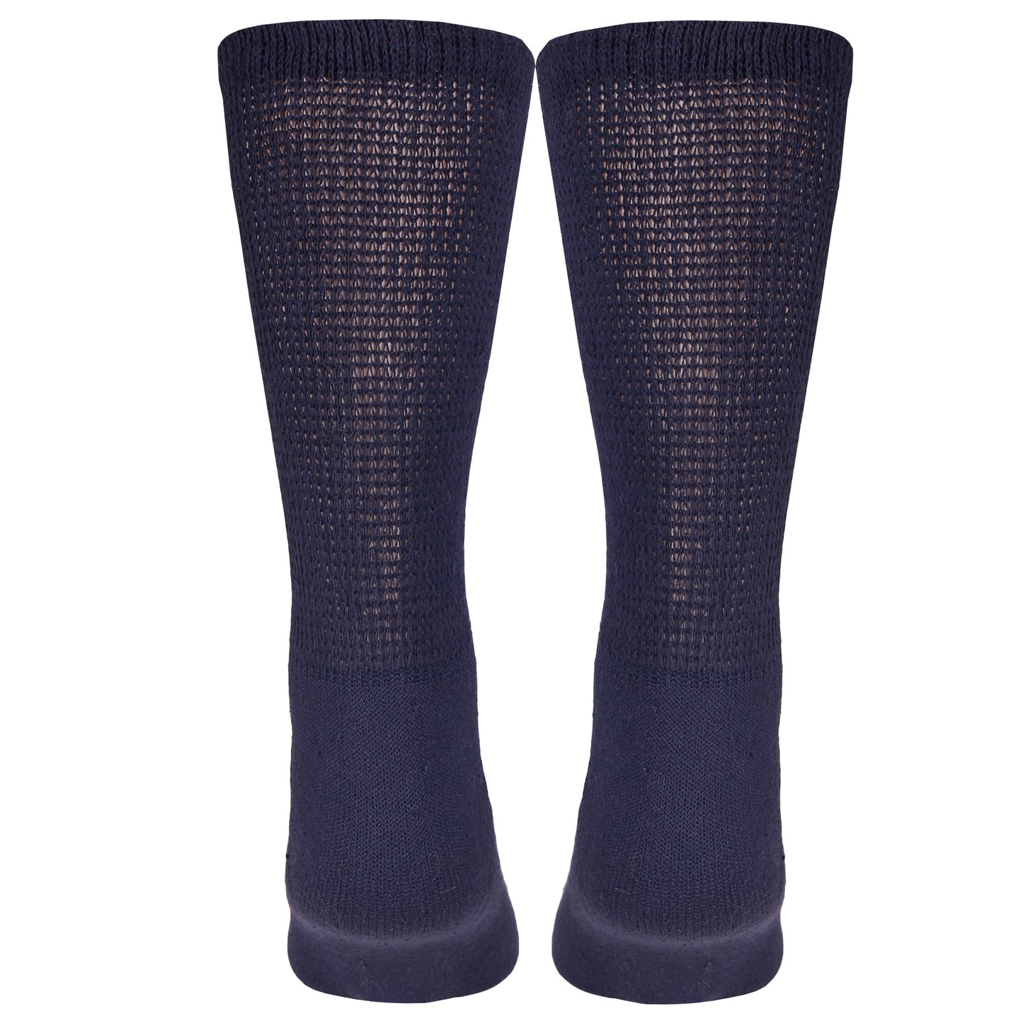 Truform Diabetic Socks for Men and Women, Medical Style Crew Length, Mid Calf Height, 3 pairs