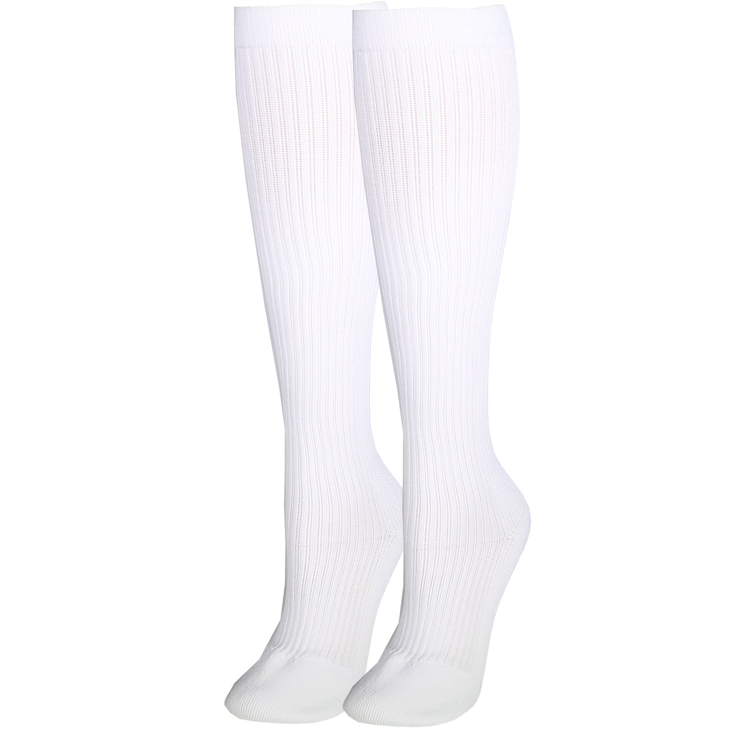 Truform Compression Socks, 20-30 mmHg, Men's Gym Socks, Knee High Over Calf Length