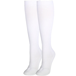 Truform Compression Socks, 20-30 mmHg, Men's Gym Socks, Knee High Over Calf Length
