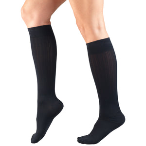 Truform Compression Socks, 15-20 mmHg, Women's Dress Socks, Knee High Over Calf Length