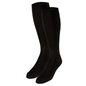 Truform Travel Compression Socks for Men and Women, 15-20 Knee High Over Calf Length