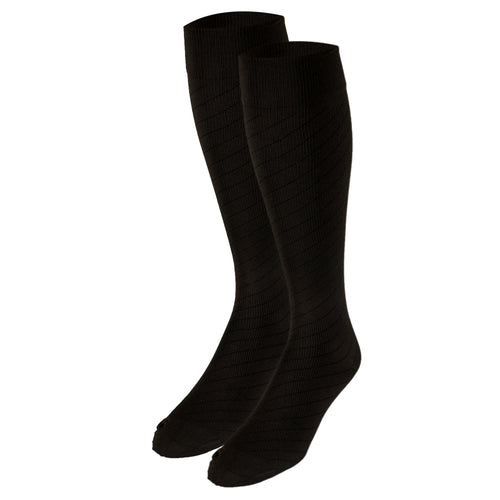 Truform Travel Compression Socks for Men and Women, 15-20 Knee High Over Calf Length