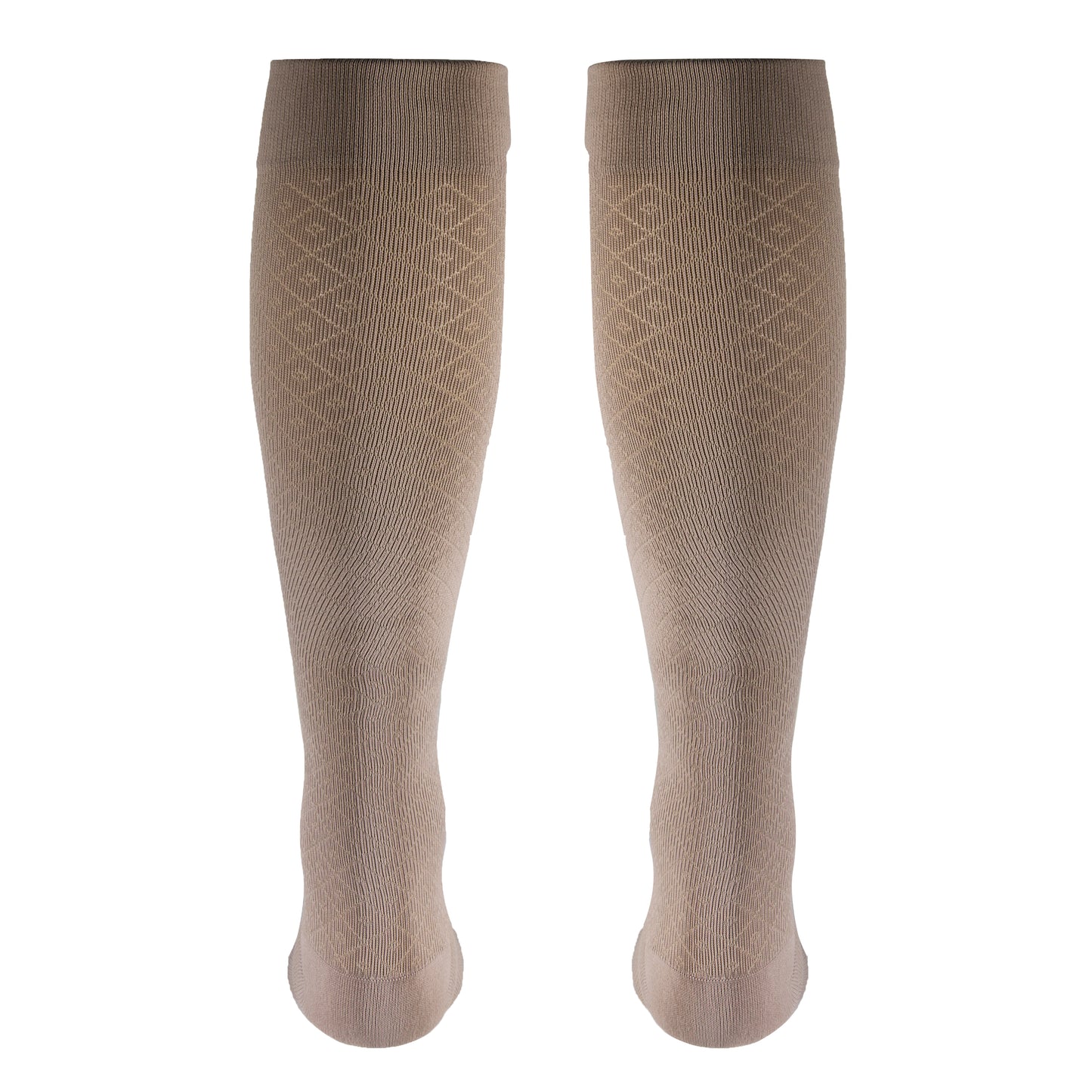 Truform Compression Socks, 15-20 mmHg, Women's Dress Socks, Knee High Over Calf Length
