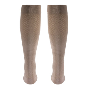 Truform Compression Socks, 15-20 mmHg, Women's Dress Socks, Knee High Over Calf Length