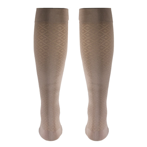 Truform Compression Socks, 15-20 mmHg, Women's Dress Socks, Knee High Over Calf Length