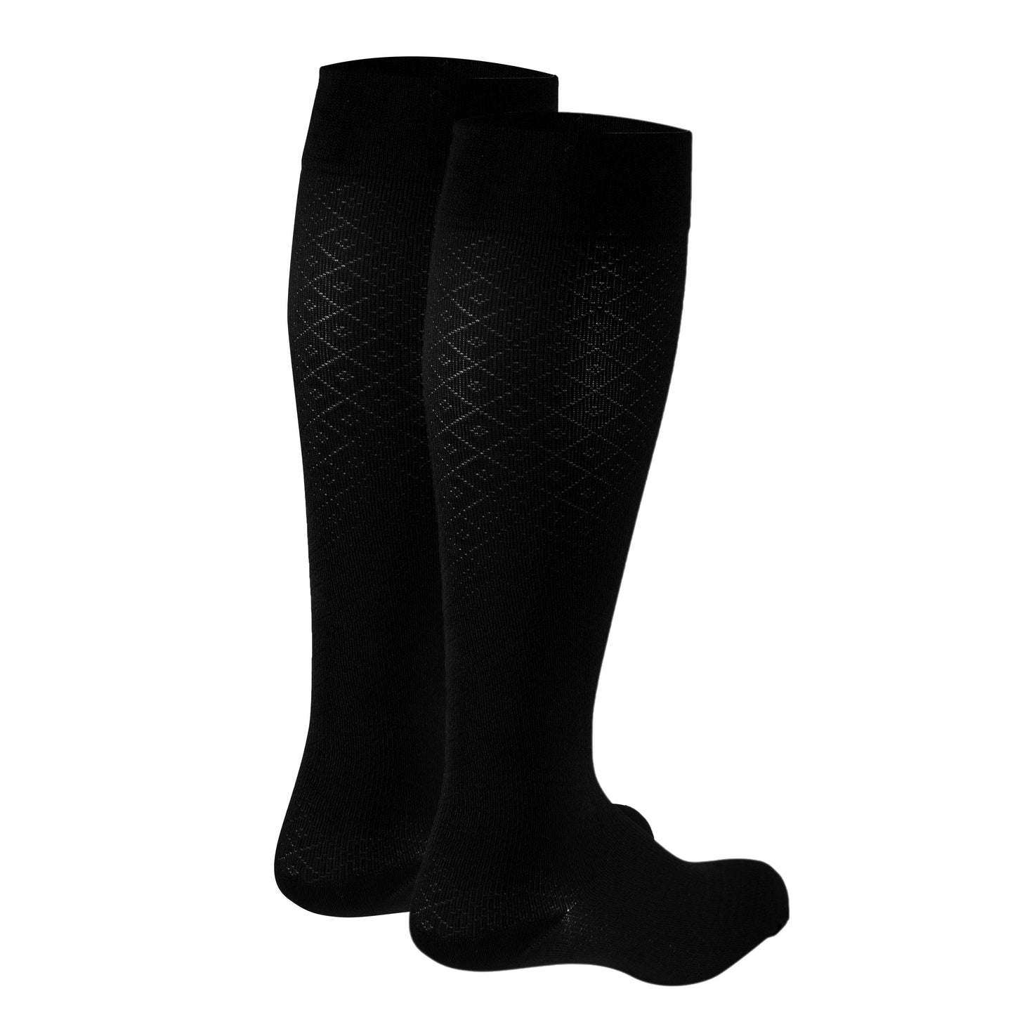 Truform Compression Socks, 15-20 mmHg, Women's Dress Socks, Knee High Over Calf Length