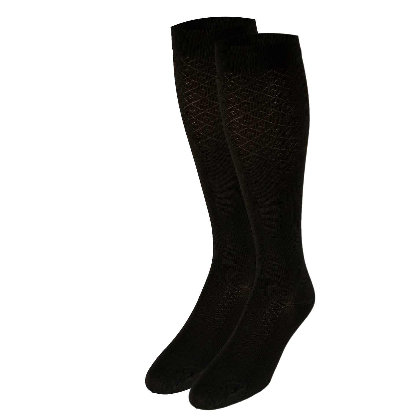 Truform Compression Socks, 15-20 mmHg, Women's Dress Socks, Knee High Over Calf Length