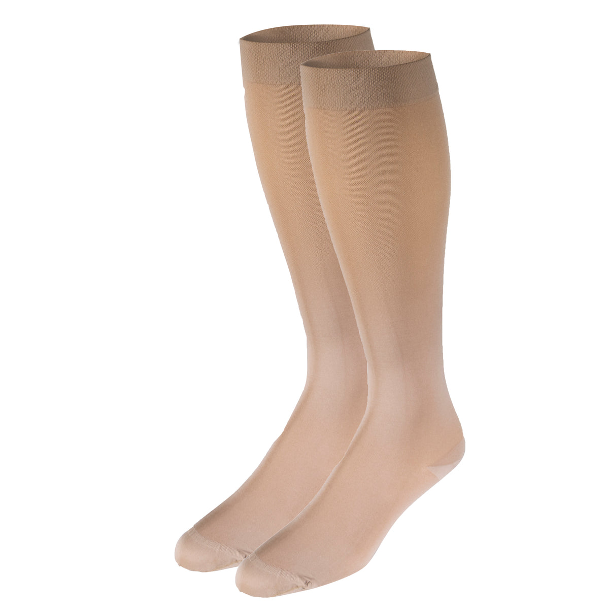 Truform Women's Compression Stockings, 15-20 mmHg, Knee High Length, Closed Toe, Opaque