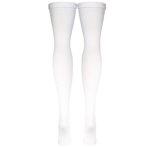 Truform Surgical Stockings, 18 mmHg Compression for Men and Women, Thigh High Length, Closed Toe