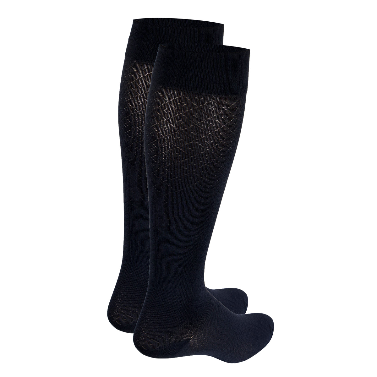 Truform Compression Socks, 15-20 mmHg, Women's Dress Socks, Knee High Over Calf Length