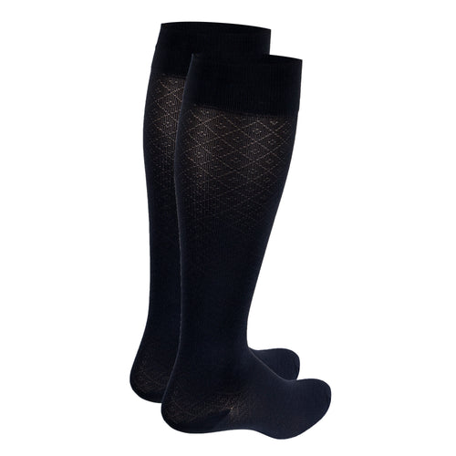 Truform Compression Socks, 15-20 mmHg, Women's Dress Socks, Knee High Over Calf Length
