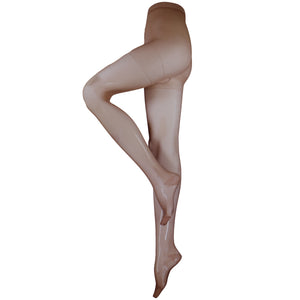 Truform 15-20 mmHg Compression Pantyhose, Sheer 20 Denier Women's Shaping Tights