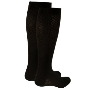 Truform Compression Socks, 15-20 mmHg, Women's Dress Socks, Knee High Over Calf Length