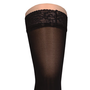 Truform Sheer Compression Stockings, 20-30 mmHg, Women's Thigh High Length, 30 Denier
