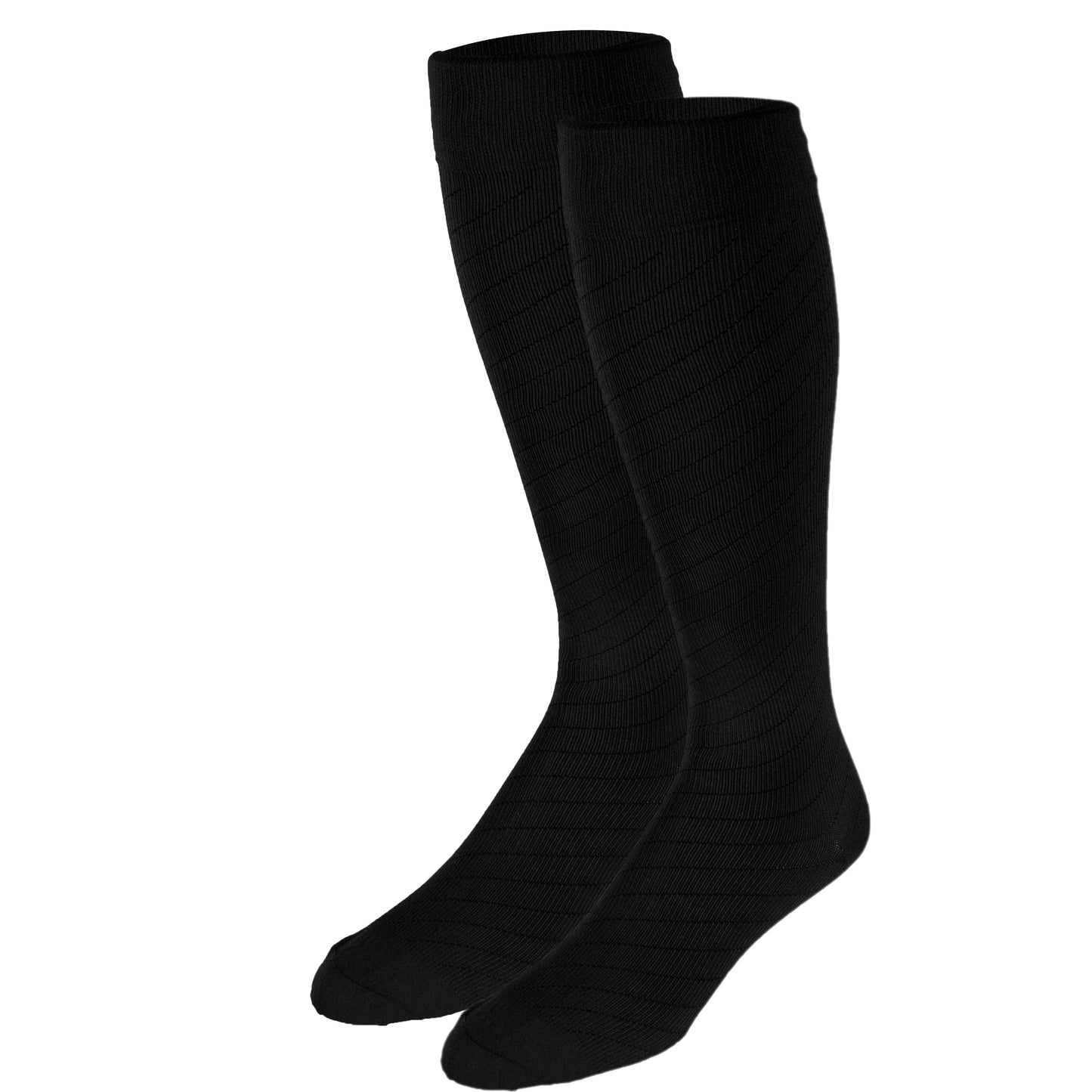Truform Travel Compression Socks for Men and Women, 15-20 Knee High Over Calf Length