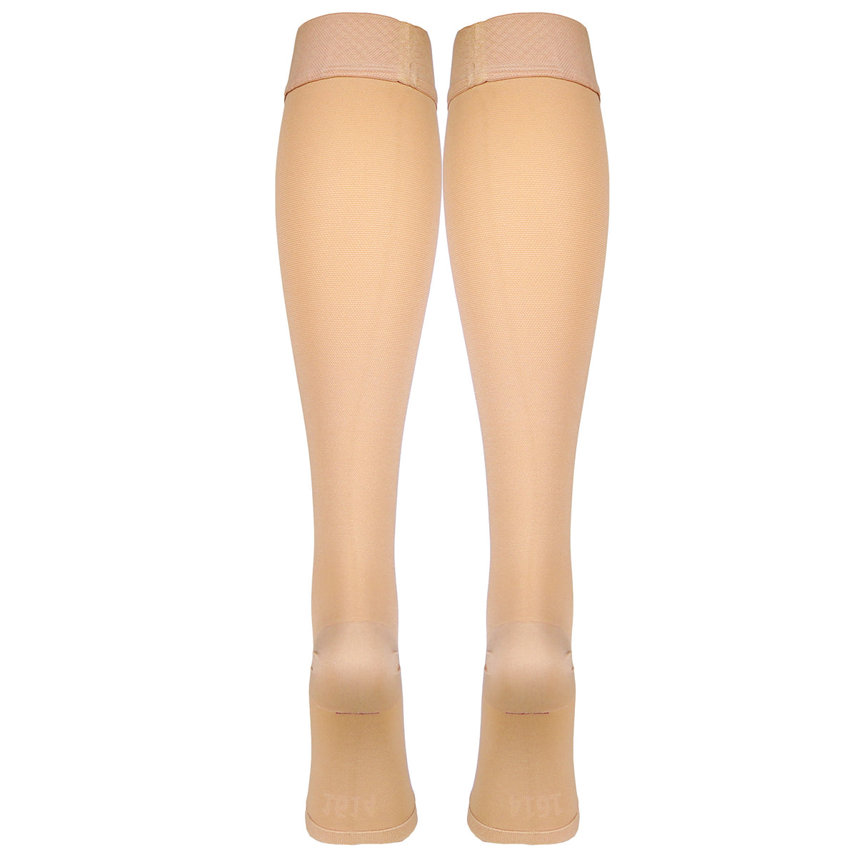 Knee High Stockings, Open Toe, Dot Top: 30 - 40 mmHg