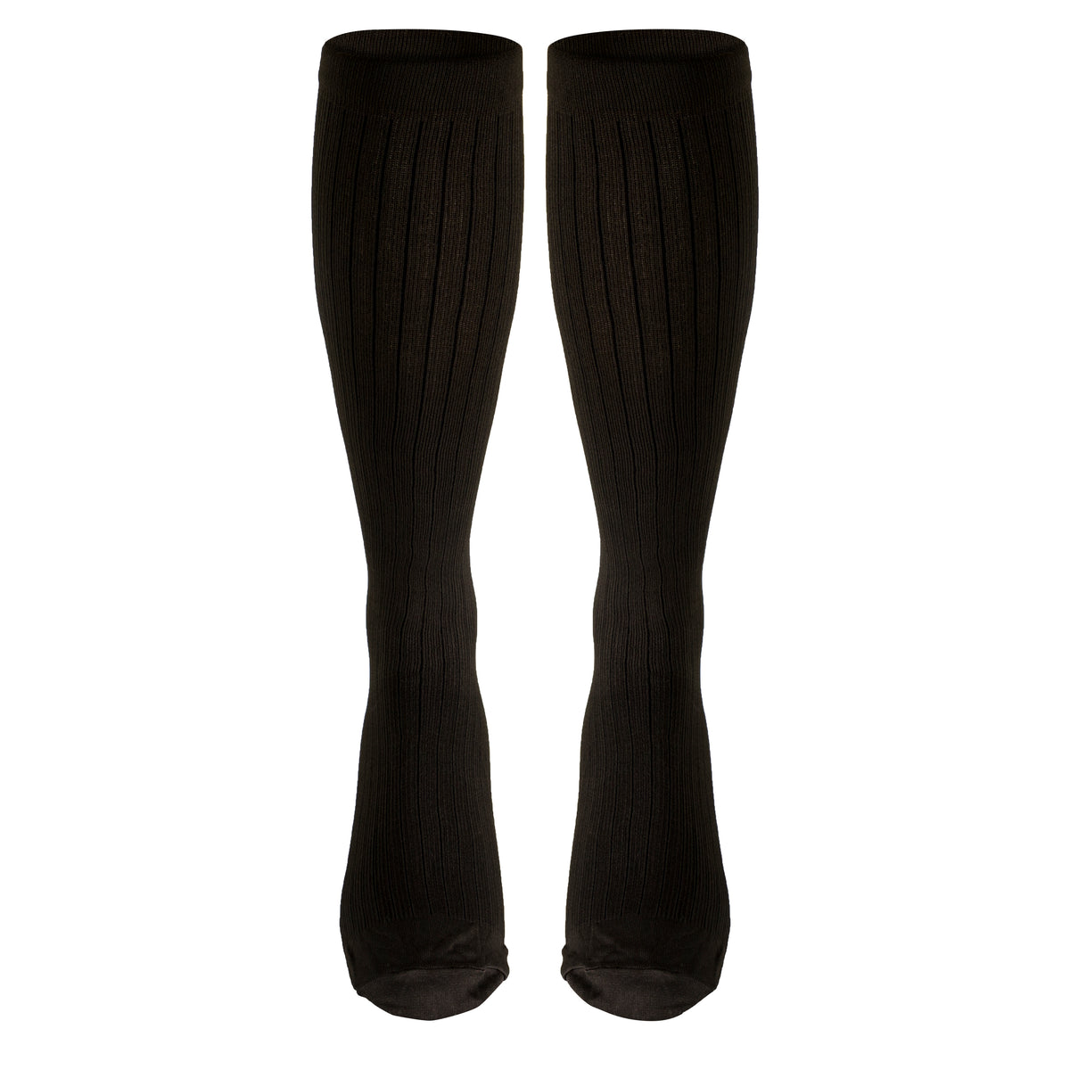 Truform Compression Socks, 8-15 mmHg, Men's Dress Socks, Knee High Over Calf Length