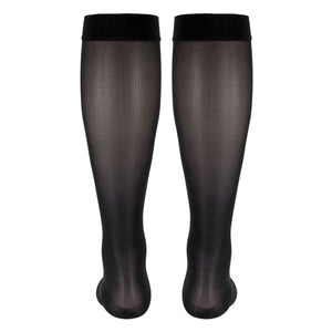 Truform Sheer Compression Stockings, 15-20 mmHg, Women's Knee High Length, Open Toe, 20 Denier