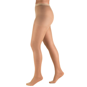 Truform 15-20 mmHg Compression Pantyhose, Sheer 20 Denier Women's Shaping Tights