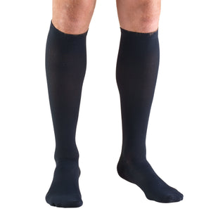 Truform Compression Socks, 30-40 mmHg, Men's Dress Socks, Knee High Over Calf Length