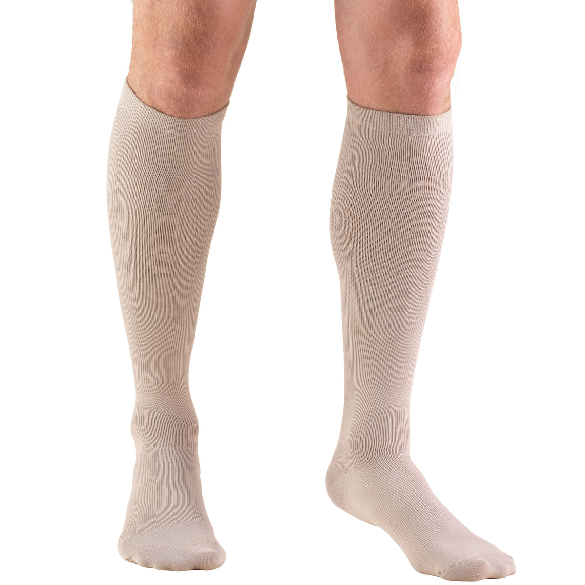 Truform Compression Socks, 8-15 mmHg, Men's Dress Socks, Knee High Over Calf Length