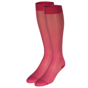 Truform Sheer Compression Stockings, 15-20 mmHg, Women's Knee High Length, 20 Denier